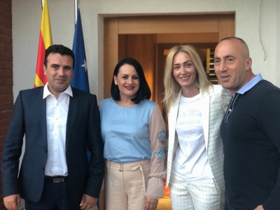 Kryeministri i Maqedonisë vizitë miqësore në shtëpinë e Ramush Haradinajt